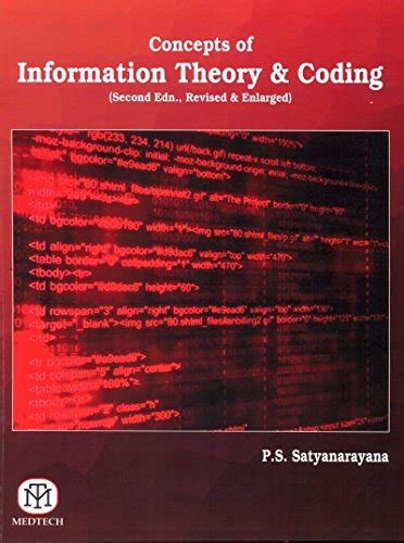 Full Download Information Theory And Coding By Satyanarayana 