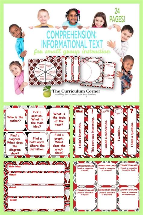 Informational Text Comprehension For Small Groups The Curriculum Comprehension Questions For Informational Text - Comprehension Questions For Informational Text