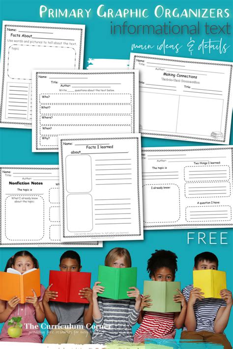 Informational Text Graphic Organizers The Curriculum Corner 4 Graphic Organizer For Reading Informational Text - Graphic Organizer For Reading Informational Text
