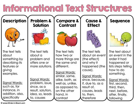 Informational Text Structures Teach2write Com Graphic Organizer For Reading Informational Text - Graphic Organizer For Reading Informational Text