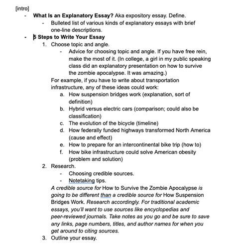 Informative Explanatory Example Essays Grades 9 1