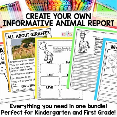 Informative Topic Writing Kindergarten Animal Reports Kindergarten Animal Unit - Kindergarten Animal Unit