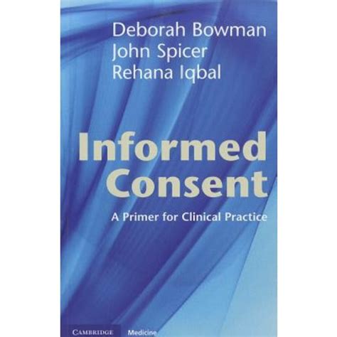 Read Informed Consent A Primer For Clinical Practice 