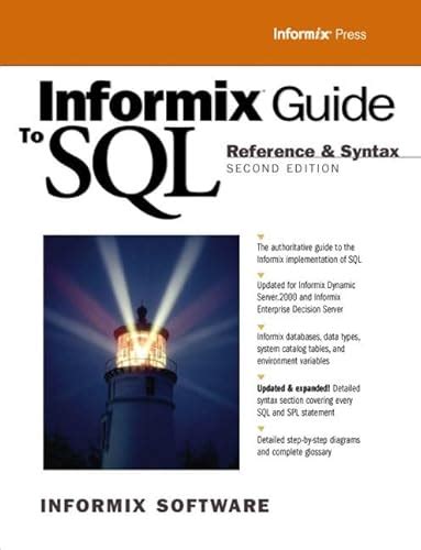 Read Online Informix Guide To Sql Syntax 