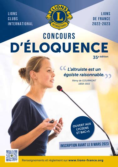 infos du concours d