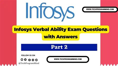 infosys verbal question