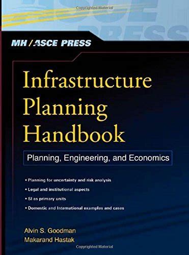 Infrastructure Planning Handbook Planning Engineering And Economics