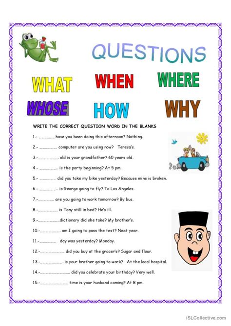 Ing Words Questions For Tests And Worksheets Ing Words Worksheet - Ing Words Worksheet