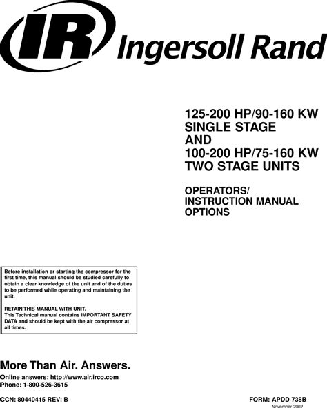 Download Inger Rand User Guide 