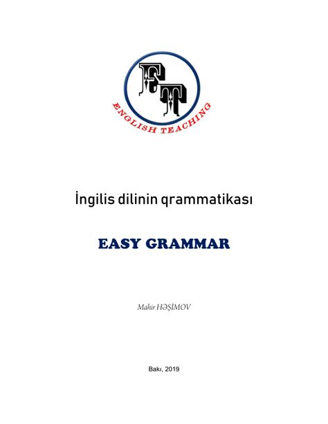 ingilis dili qrammatikasi pdf