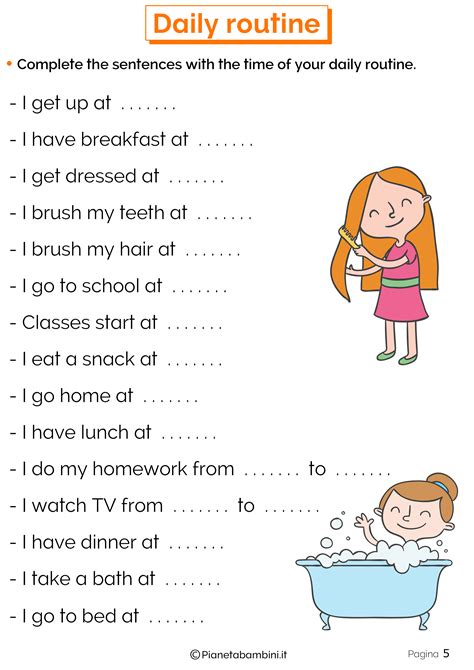 inglese esercizi