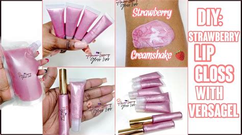 ingredients to make lip gloss with versagel