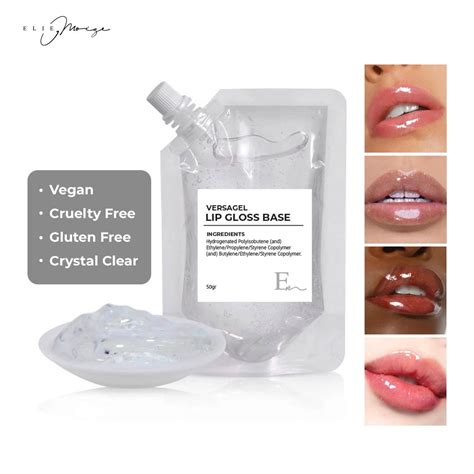 ingredients to make lip gloss with versagel