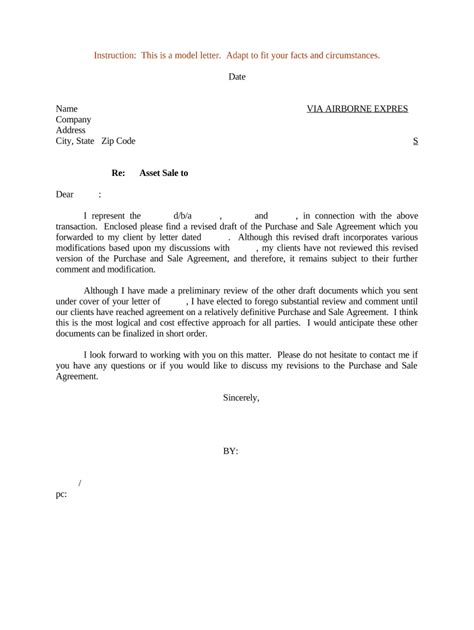 Inheritance Letter Template