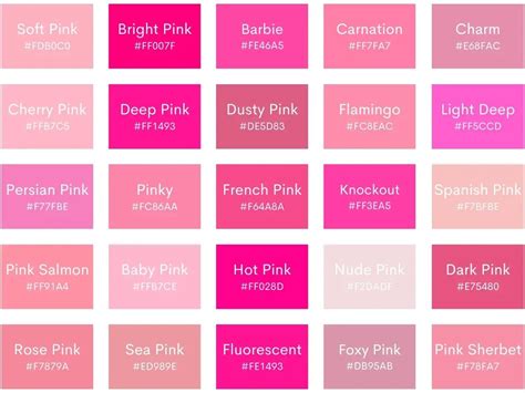 Ini Dia Macam Macam Warna Pink Untuk Tampilan Macam Warna - Macam Warna