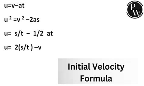 Initial Velocity Symbol
