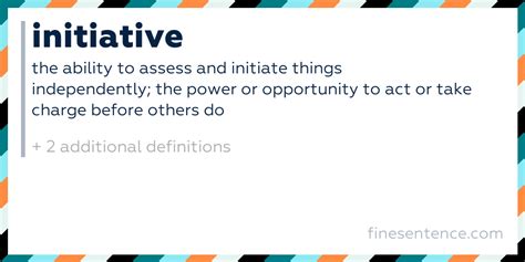 initiative meaning