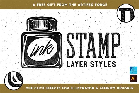 ink stamp brush illustrator
