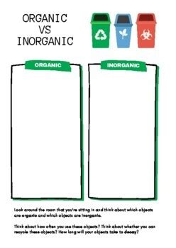 Inorganic Vs Organic Worksheets Kiddy Math Inorganic Vs Organic Worksheet Answers - Inorganic Vs Organic Worksheet Answers