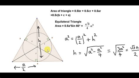 Inradius Of Equilateral Triangle