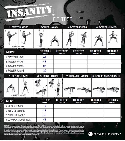 Read Online Insanity Workout Fitness Guide 