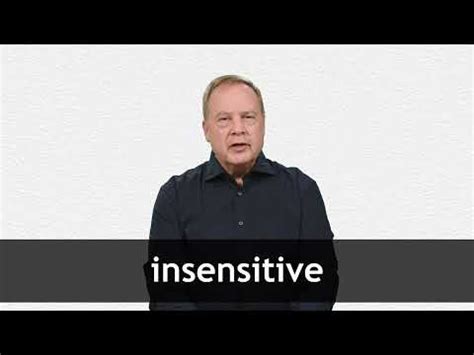 insensitive definition