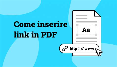 inserire link in pdf