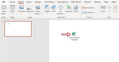 insert link to excel file in powerpoint