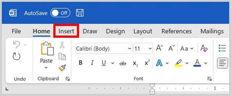 Insert Picture In Word