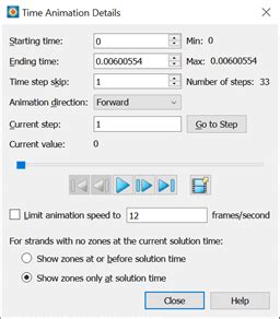 Insert Time In Tecplot Animation