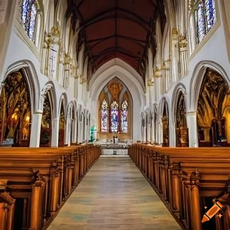Inside A Church