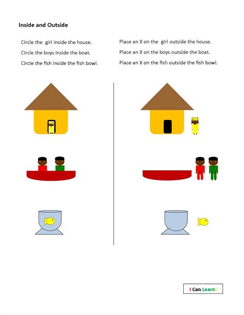Inside And Outside Lesson Plan For Preschool Students In And Out Concept For Kindergarten - In And Out Concept For Kindergarten