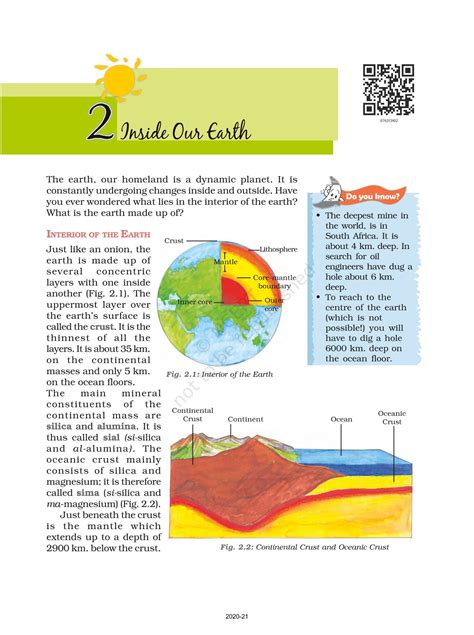 Inside Our Earth Class 7 Questions And Answers