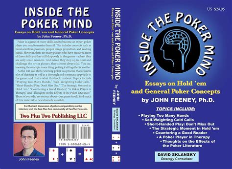 Download Inside The Poker Mind Essays On Hold Em And General Poker Concepts By Feeney John Sklansky David 2000 Paperback 