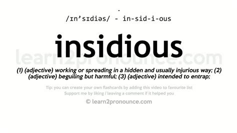 Insidious Definition