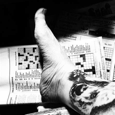 insomnia... contemplation and a crossword puzzle. the easy… Flickr