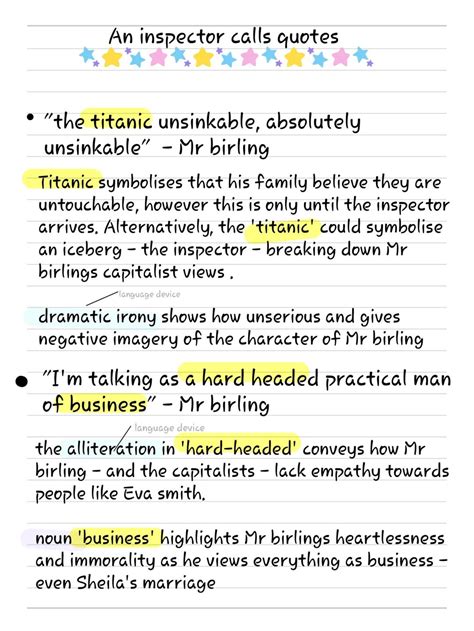 Inspector Call Quotes