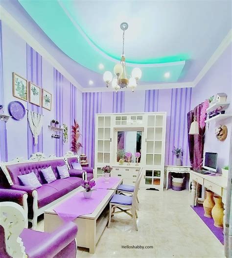 Inspirasi Interior Rumah Warna Ungu Lagi Ngetren Di Warna Ungu Lavender - Warna Ungu Lavender