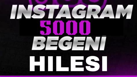 Insta Begeni Hilesi