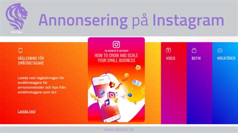 instagram annonsering