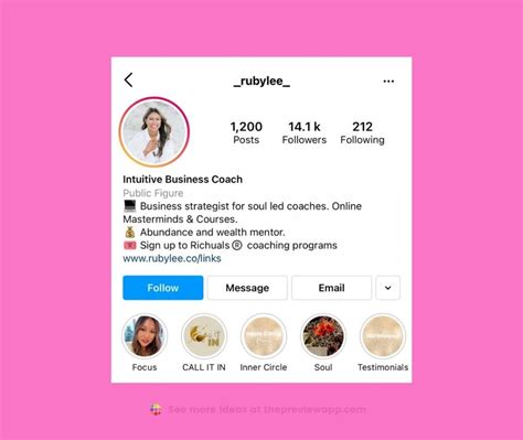instagram biography examples