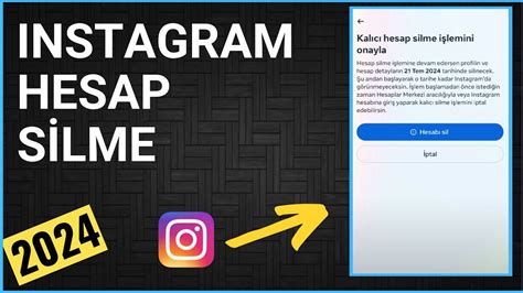 instagram kapatma kalıcı