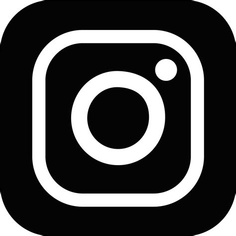instagram logo png black