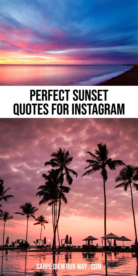 Instagram Sunset Quotes