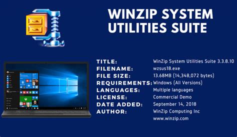instal WinZip System Utilities Suite 3.19.0.80