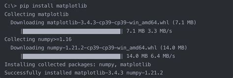 Install Matplotlib Python
