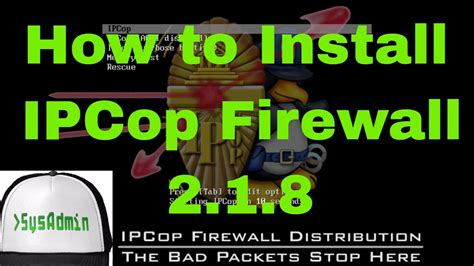installation ip cop firewall