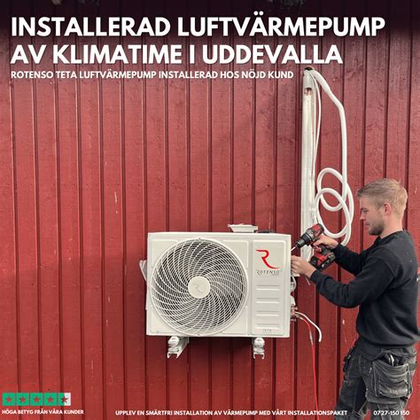 installation luftvärmepump uddevalla