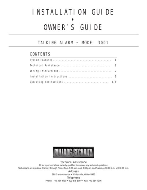 Download Installation Guide Owner S Guide 