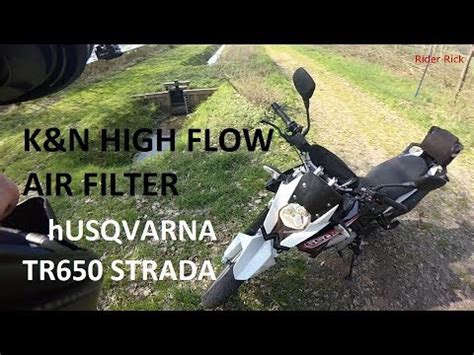 Installed Tr650 Air Filter